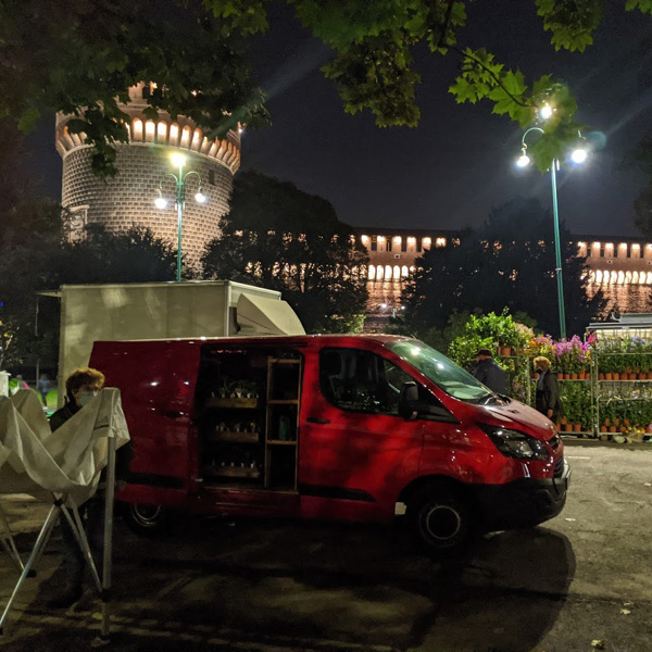 Milano Flor Autunno 2020 Arrivo in Piazza Castello